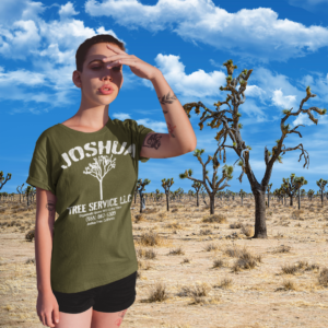 Retro Series Joshua Tree Service LLC Melt Through T-Shirt Tee Shirt Unisex short sleeve 2