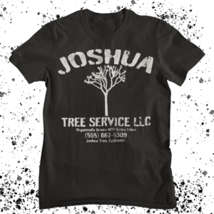 Retro Series Joshua Tree Service LLC Melt Through T-Shirt Tee Shirt Unisex short sleeve 5