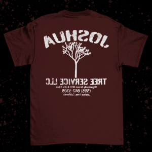 Retro Series Joshua Tree Service LLC Melt Through T-Shirt Tee Shirt Unisex short sleeve 6